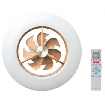 【Discontinued】Luminous Light Wood LED Celling Fan and Lamp (Light Wood)